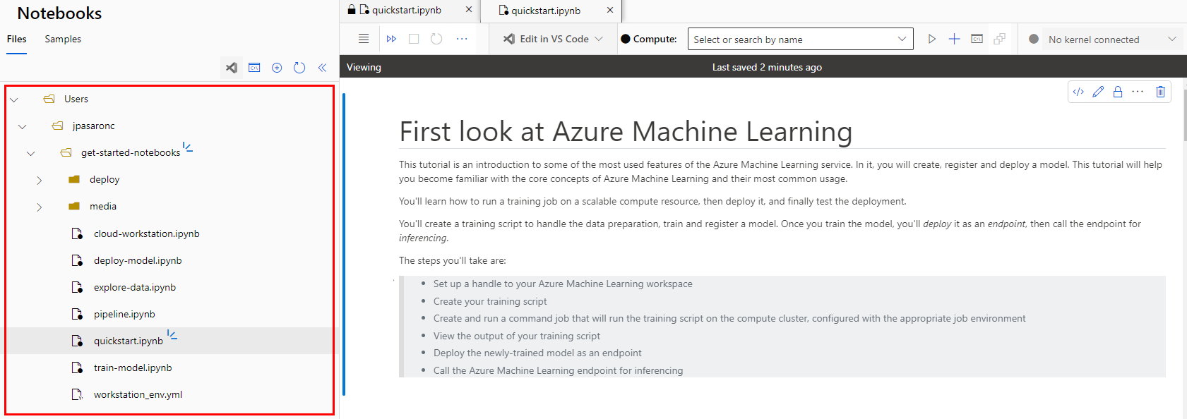 AzureMLStudioNFiles