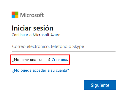 Crear cuenta